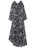 【emmi atelier】プリントマキシワンピース/BLK