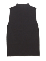 リブハイネックニットトップス/ピンク