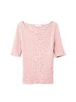 ヒューストンハートカットニット/モーブピンク2(092)