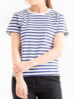 ベーシックボーダー半袖Tシャツ/ブラック柄