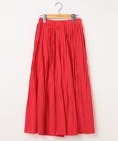 ヴィンテージサテン消しプリーツスカート