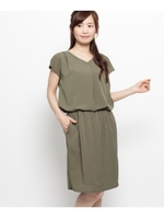 innowave ジョーゼットワンピース/ネイビー(093)