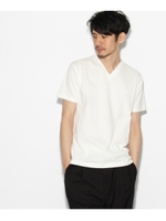 【汗染み防止・防菌防臭】VネックTシャツ/グレー(712)