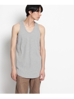 サードオフィスワッフルタンクトップ/ライトグレー(011)