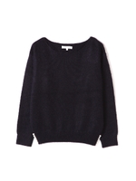 ブラッシュモヘヤ12％ドルマンニット/ネイビー(120)