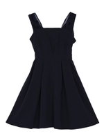 【sw】バックレース無地ワンピース/オフホワイト