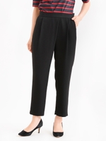 アシメタックテーパードパンツ/ブラック