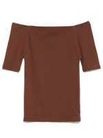 オフショルカットトップス/BRW