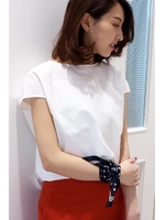 リボンタイプライターブラウス/ホワイト(030)