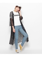 レースローブカーディガン/オフホワイト(003)