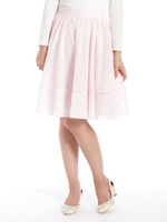 ロマンティックボイルレディーミモレスカート/ベビーピンク