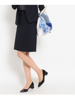 [L]シアーカノコAラインスカート/ホワイト(001)