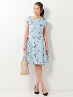 〓●JOC Gardeniaプリント ワンピース/LT.BLUE