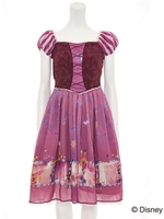 Wind in my hairワンピース（「ラプンツェル あたらしい冒険」ver.）/パープル