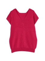 《BLANCHIC》バックレースアップニット/ピンク(090)