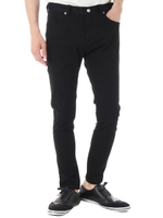 【AZUL by moussy】ストレッチツイルカットスキニーパンツ/BLK