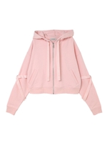 グログランパーカー/ホワイト