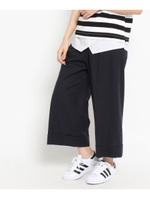 リネン混パンツ/ネイビー(093)