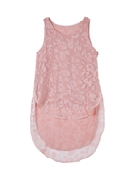 organza tail tops/BLACK