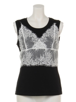 LAYER LACEタンクトップ/WHT