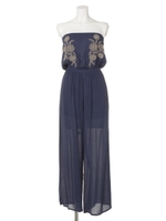 【chille anap】胸刺繍ベアオールインワン/KHA