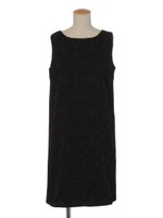 フラワージャガードワンピース/パープル