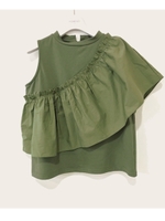 フリルワンブラウス/WHITE