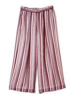 マルチカラーストライプストレートパンツ/ピンク(090)