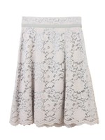 【スカート】レースフレアスカート【セットアップ対応】/キャメル