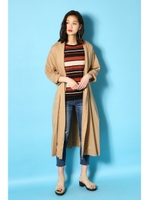 【AZUL by moussy】コットンガウン/O/WHT
