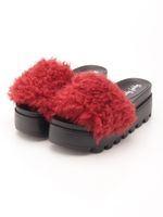 【anap mimpi】プードルファー厚底サンダル/BRN