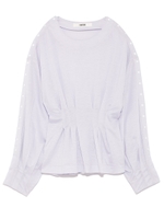 カラーカットブラウス/NVY