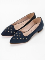 スタースタッズフラット/ベージュ