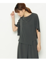 トリアセドライポンチカッティングトップス/ボルドー(064)