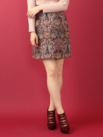 ゴブランミニスカート/イエロー