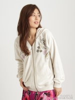 【H.A.K×HarukoMori】コラボソフトエア裏毛パーカー/生成