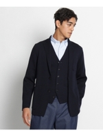 ミラノリブ ニットジャケット/チャコールグレー(014)