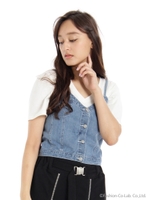 リメイクデニムビスチェ/NAVY