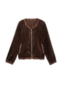 ◆WEB限定◆ベロアブルゾン/ブラウン(050)