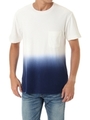 【AZUL by moussy】グラデーションクルーネックTEE/NVY