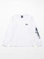 Kids Wave Dragon L/SL Tee/White