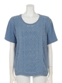 indigo ケーブルドッキング Tシャツ/L/BLU