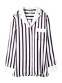 【Joel Robuchon & gelato pique】シルクシャツ/STRIPE