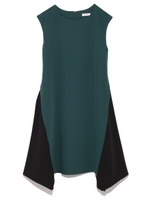 イレギュラーヘムAラインワンピース/GRN