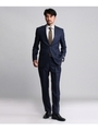 ストライプエクセルブルースーツ/ネイビー(393)