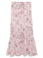 ミューズフラワープリントロングスカート/BRW