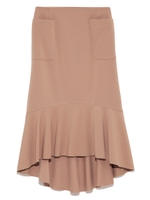 裾ラッフルタイトスカート/BEG