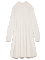 ダブルフェイスAラインワンピース/BLU