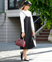 リボンキャミワンピース×インナーセット