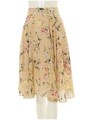 フラワーフレアスカート/ベージュ